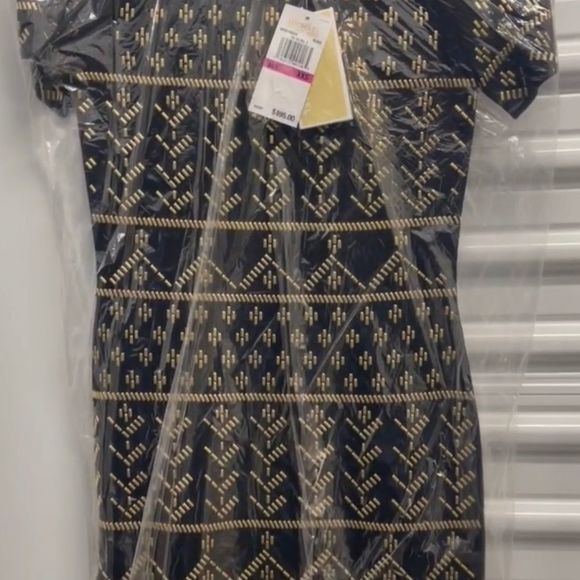 MICHAEL KORS Geometric Embellished Dress NEW w/Tags $495 - Picture 4 of 4